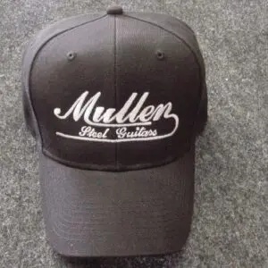 White and Black Mullen Hat