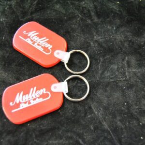 Red Mullen Key Chain